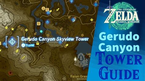 gerudo tower metal boxes|gerudo canyon tower repair.